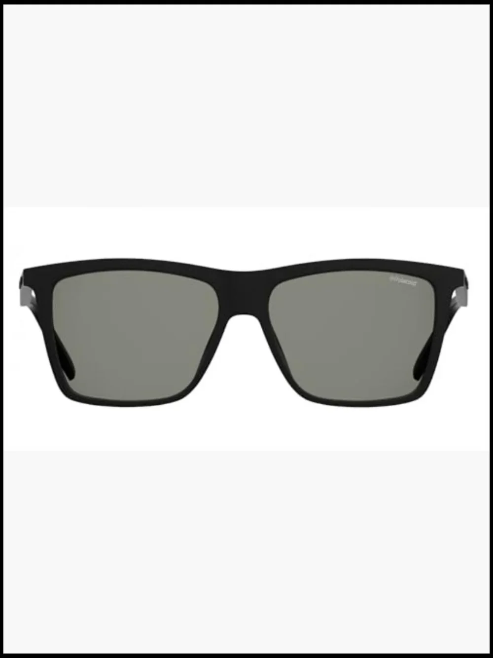Rectangular Polarized Sunglasses with UV Protection - Lightweight Plastic Frame